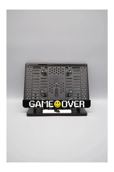 Gameover 3D Kabartmalı Pleksi Motor Plakalık ürün görseli 1