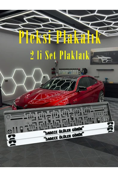 SADECE ÖLÜLER GÖRÜR Yazılı Pleksi Plakalık ürün görseli 1