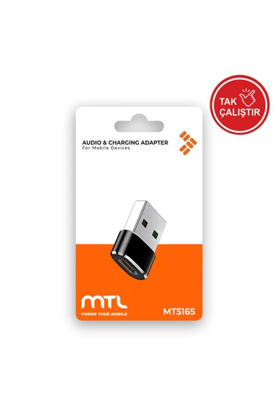USB to Type-C OTG Çevirici Adaptör - Hızlı Şarj ve Data Aktarımı ürün görseli 1