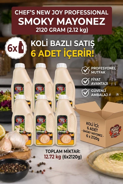 Smoky Mayonez 2120 G x 6 Adet - 1 Koli (Koli Bazlı Avantaj Paketi) ürün görseli 1