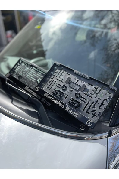 3D Mercedes Benz Takmatik Plakalık 1 Tanesi Kare Plakalık ürün görseli 1