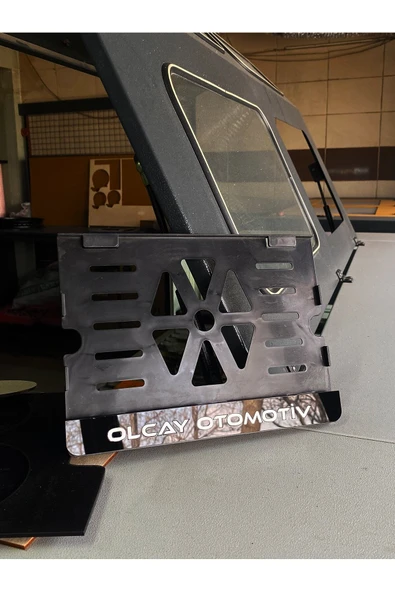 Düz Fontlu Kare Takmatik Motor Plakalık 24x15,5 ürün görseli 1