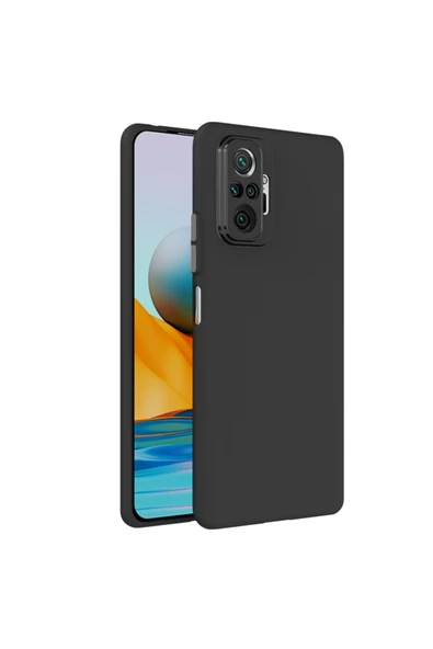 Redmi Note 10 Pro Uyumlu Süper İnce Mat Ultra Thin Silikon Kılıf ürün görseli 1