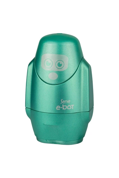 Serve E-bot Silgili Kalemtraş Metalik Yeşil ürün görseli 1