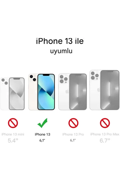 iPhone 13 Taşlı Magsafe Kılıf - Resim 8
