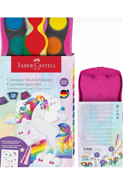 Faber Castell Unicorn Connector Paint Box Sulu Boya ürün görseli 1