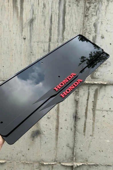 HONDA Yazılı Özel Full Pleksi Plakalık ürün görseli 1
