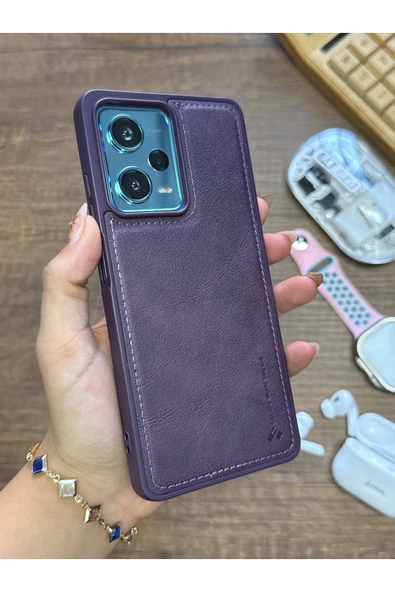 Samsung Galaxy Note 20 Ultra Uyumlu Premium Deri Dokulu Darbelere Dayanıklı Nazal Silikon Kılıf ürün görseli 1