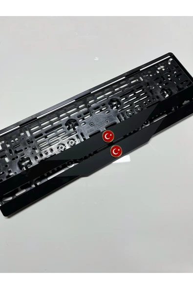 TÜRK BAYRAKLI MAT MODEL TAKMATİK PLAKALIK PLEKSİ ürün görseli 1
