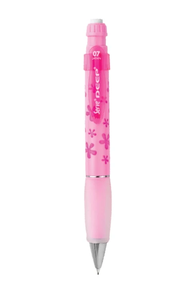 Serve Deep 0.7 Mm Desenli Versatil Kalem Pastel Pembe Çiçekler ürün görseli 1