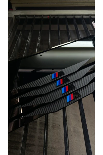 BMW Özel Karbon Kaplı Pleksi Plakalık ürün görseli 1