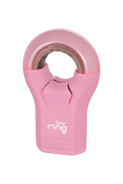 Serve Ring Pastel Pembe Silgili Kalemtraş P190301 ürün görseli 1