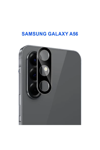 Samsuıng Galaxy A56 Uyumlu Kamera Lens Koruyucu Çizilmez Dayanıklı Kamera Koruyucu ürün görseli 1
