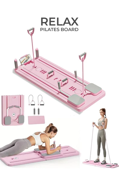 Katlanabilir Çok Fonksiyonlu Pilates Reformer Tahtası – Tüm Vücut Egzersiz Aleti ürün görseli 1