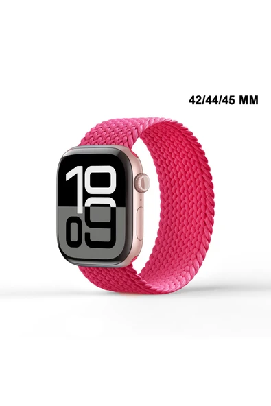 Apple Watch Uyumlu 1/2/3/4/5/6/SE/7/8/9Seri 42/44/45/49MM Solo Loop Kordon Kayış Silikon LBeden MT94 ürün görseli 1