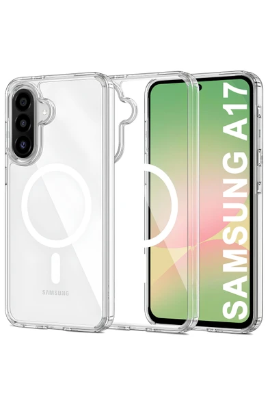 Samsung Galaxy A17 Şeffaf Magsafe Kılıf MTL SAFE ürün görseli 1