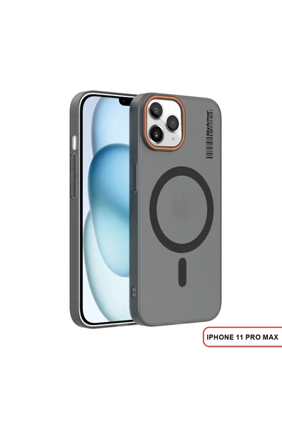 iPhone 11 Pro Max Magsafe Uyumlu Mat Sert KLEİN Kılıf - Resim 7