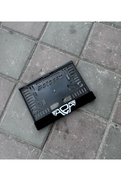 Altın Elbiseli Adam Motor Plakalık - Resim 2