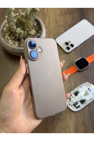 iPhone 16 Plus Uyumlu Süper İnce Mat Ultra Thin Silikon Kılıf ürün görseli 1