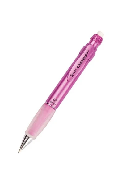 Serve Versatil Kalem (Mekanik Kurşun Kalem) Deep 0.7 Mm Metalik Prenses Pembe ürün görseli 1
