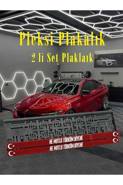 NE MUTLU TÜRKÜM yazılı Pleksi Plakalık ürün görseli 1