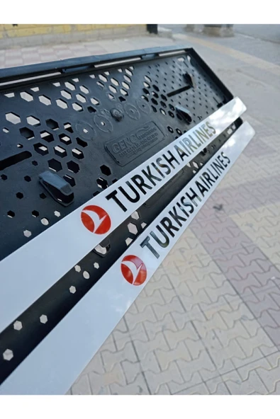 Plakalık Turkısh Aırlınes Takmatik Piyano Black Lazer Kesim Pleksi (2 Adet ) ürün görseli 1