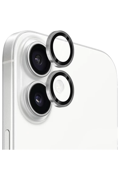 iPhone 16 / 16 Plus Uyumlu Safir Lens Çizilmez Dayanıklı Kamera Koruyucu ürün görseli 1