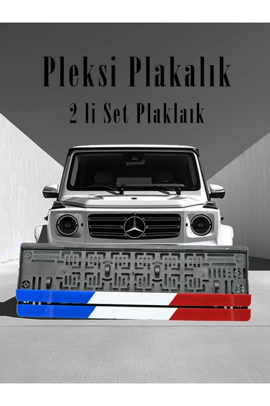 Fransa Bayraklı Plakalık Pleksi ürün görseli 1