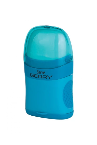 Serve Berry Silgili Kalemtraş Fosforlu Mavi ürün görseli 1