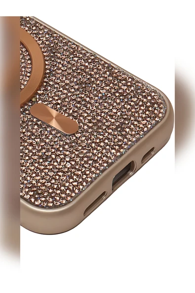 iPhone 13 Taşlı Magsafe Kılıf - Resim 4