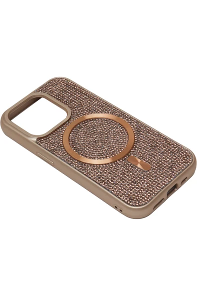 iPhone 14 Taşlı Magsafe Kılıf - Resim 7