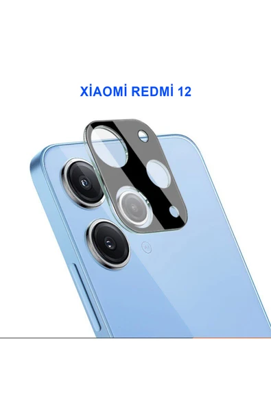 Redmi 12 Uyumlu Kamera Lens Koruyucu Dayanıklı Kamera Koruyucu ürün görseli 1