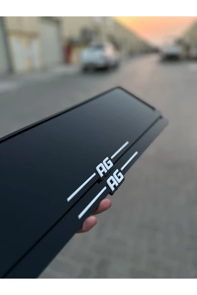 Baş Harflerinize Özel Kesim Full Pleksi Plakalık ürün görseli 1