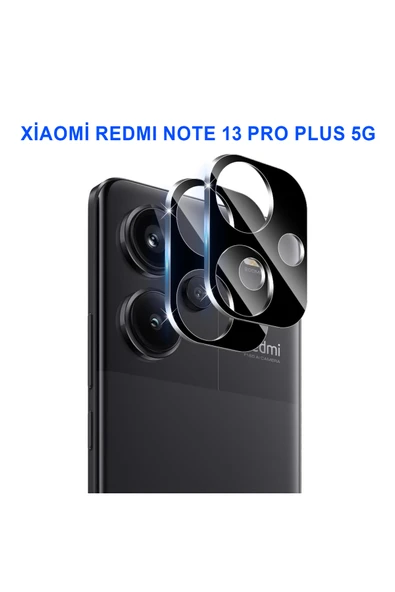 Redmi Note 13 Pro Plus 5G Uyumlu Kamera Lens Koruyucu Dayanıklı Kamera Koruyucu ürün görseli 1