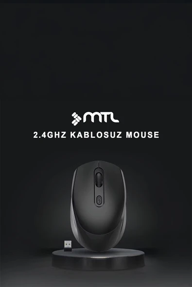 Bluetooth Şarj Edilebilir Kablosuz ve Çift Mod Sessiz Mouse 800 - 1200 - 1400 DPI MT8122 ürün görseli 1