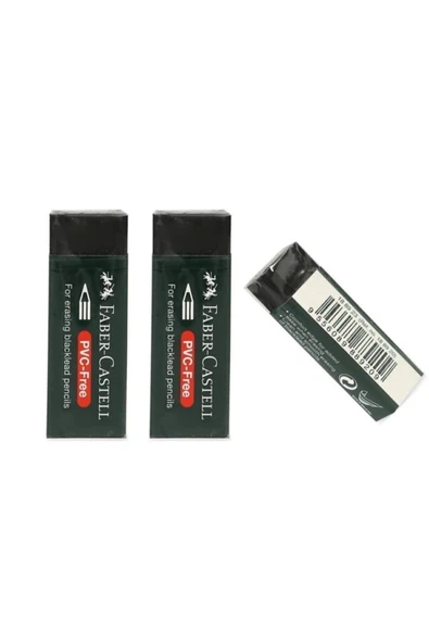 Faber Castell Faber-castell Pvc Free Siyah _20 (2 Adet) Silgi ürün görseli 1