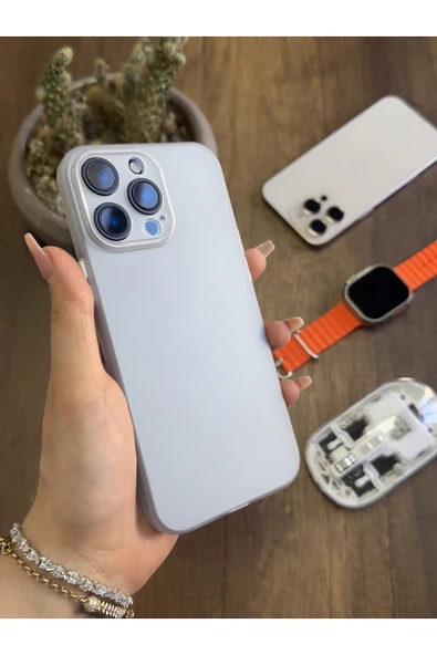 iPhone 14 Pro Max Uyumlu Süper İnce Mat Ultra Thin Silikon Kılıf ürün görseli 1