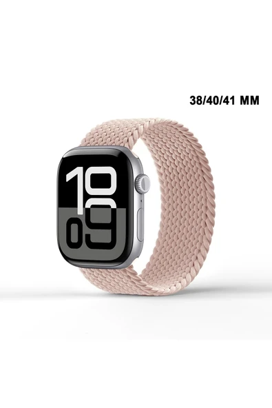 Apple Watch Uyumlu Watch 3 4 5 6 7 8 9 SeSeri 38 40 41mm Solo Loop Kordon Kayış Silikon M Beden MT86 ürün görseli 1