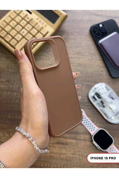 iPhone 15 Pro Uyumlu Kamera Korumalı Darbeye Dayanıklı Renk Atmayan Keep Silikon Kılıf ürün görseli 1