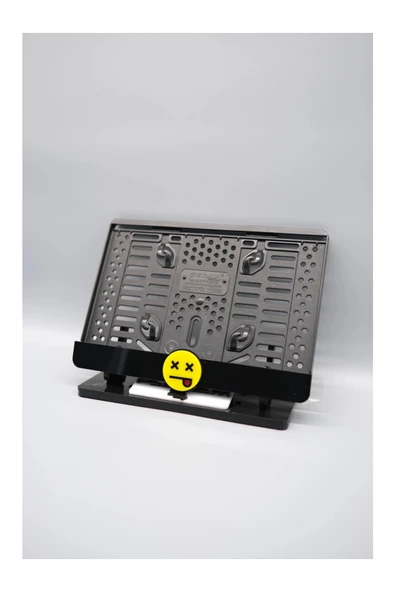 Deat Face Emoji 3D Kabartmalı Pleksi Motor Plakalık ürün görseli 1