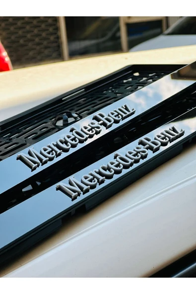Mercedes-benz Pleksi Kabartma Takmatik Plakalık K.atatürk Imza Stickerı Hediye ürün görseli 1