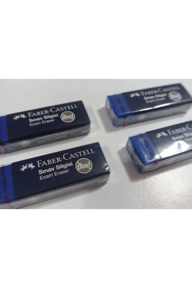 Faber Castell Mavi Sınav Silgisi Büyük Boy Boy (4 adet) ürün görseli 1