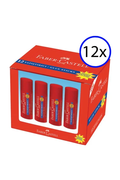 Faber Castell Glue Stick 40gr (12'li Paket) ürün görseli 1