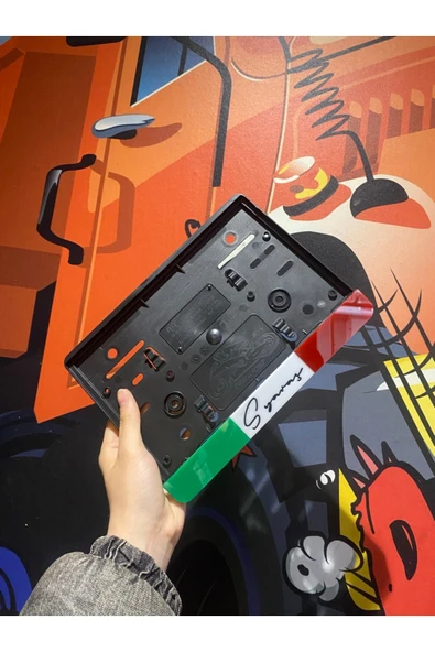 İtalyan Kişiye Özel Pleksi Motor Plakalık ürün görseli 1