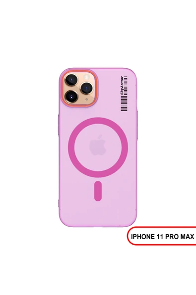 iPhone 11 Pro Max Magsafe Uyumlu Mat Sert KLEİN Kılıf - Resim 3