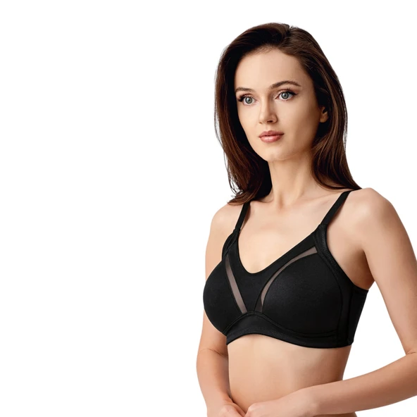Newbra Lingerie 6001-Kadın Basic C Cup Balensiz Büyük Beden Sutyen ürün görseli 1