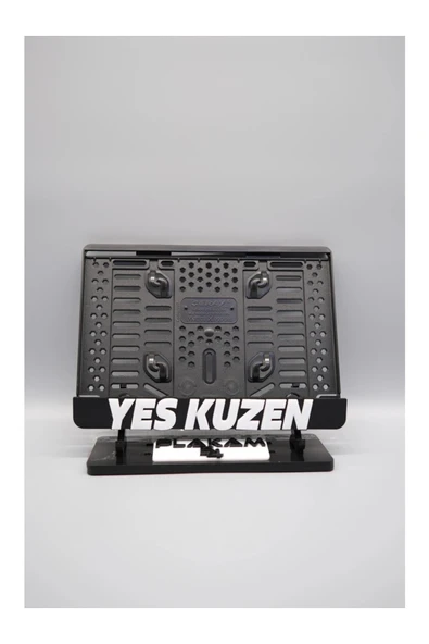 Yes Kuzen 3D Kabartmalı Beyaz Pleksi Motor Plakalı ürün görseli 1