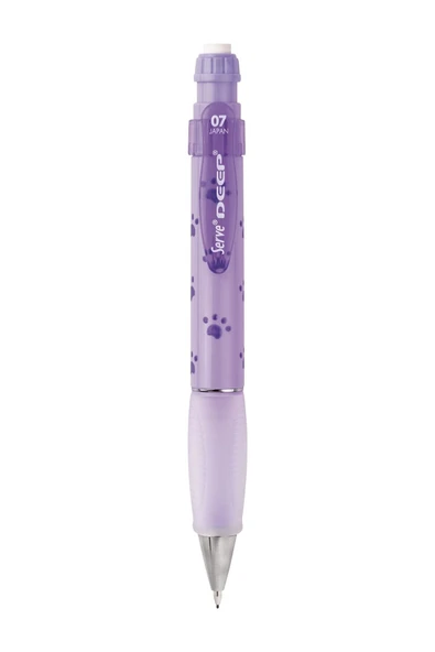 Serve Versatil Kalem (mekanik Kurşun Kalem) Deep 0.7 Mm Lavanta Köpek Patisi ürün görseli 1