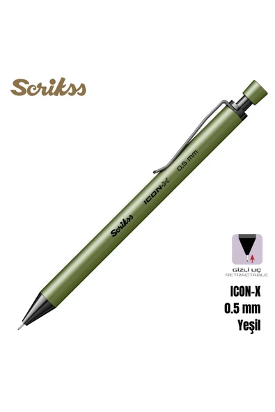 Scrikss Versatil Kalem Icon-X 0.5mm Yeşil ürün görseli 1