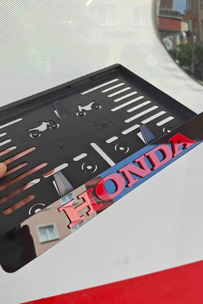 Honda Yazılı Pleksi Motor Plakalık Tek ADET ürün görseli 1